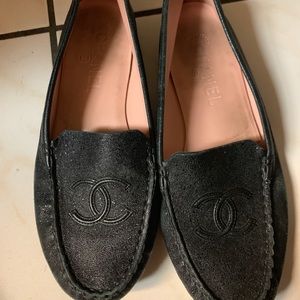 Authentic Chanel Leather Loafers